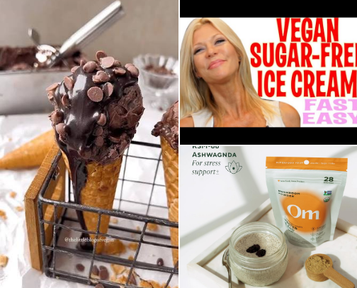 Let's Make The Healthiest Ice-creams In The World.(Plant-based, Vegan) cover photo collage