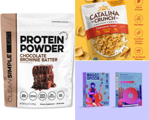 High Protein Staples cover photo collage