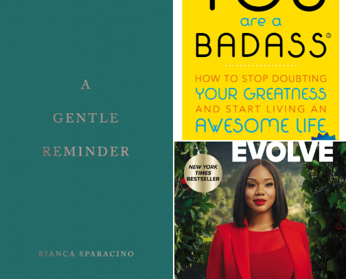 Self-help books my Facebook friends are currently reading cover photo collage