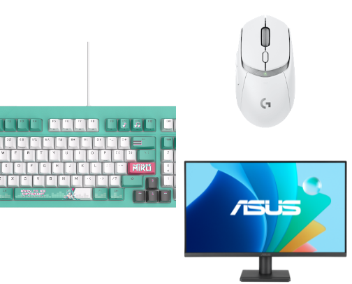 my cutesy pc set-up cover photo collage