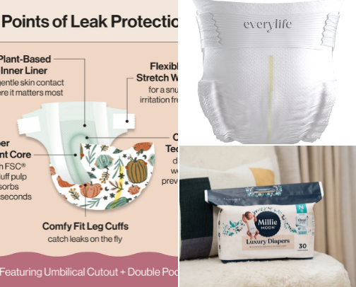 Diapers cover photo collage