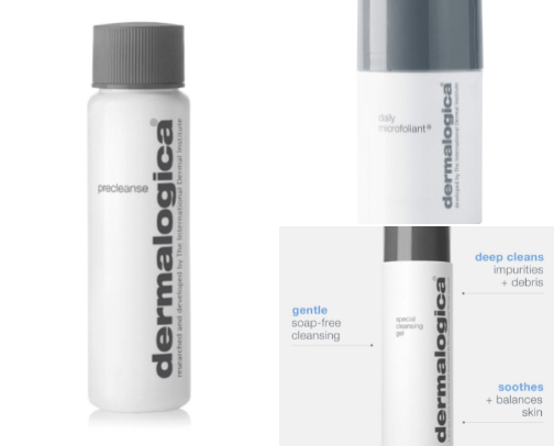 Skincare Products cover photo collage
