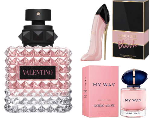 Top rated women's perfumes🫧 cover photo collage