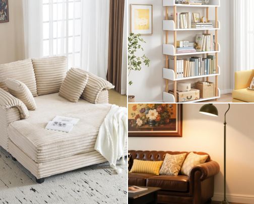 📚 Reading Nook in Living Room Ideas: Cozy Home Reading Area with Window Seat, Plants and Warm Lamp Light 🌿 cover photo collage