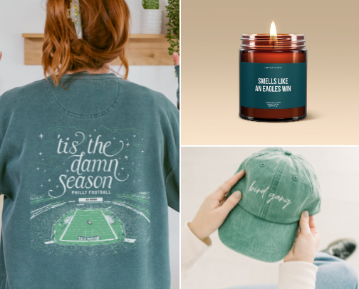 The Cutest Philadelphia Eagles Merch For Women For The 2025 Season cover photo collage