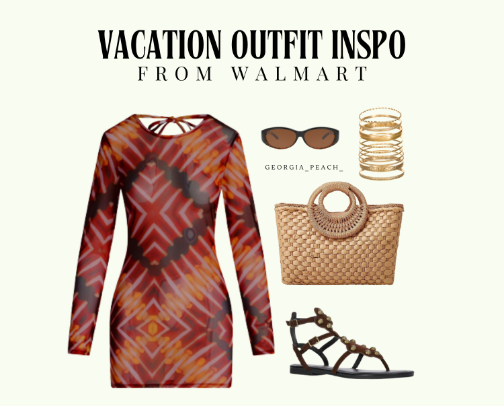 Vacation Outfit Ideas from Walmart cover photo collage