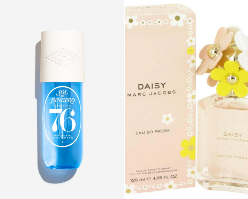 My favorite Fragrances cover photo collage