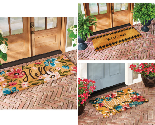 Stylish & Durable Doormats #Samsclubpartner cover photo collage