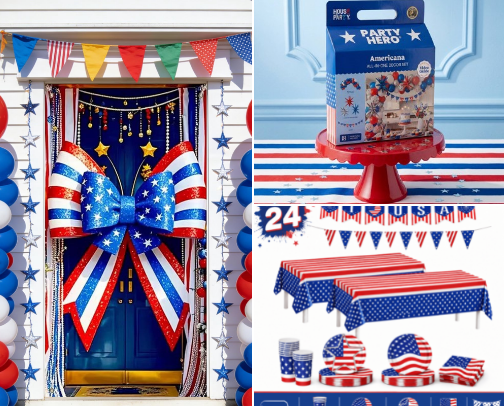 4th of July Decorators! cover photo collage