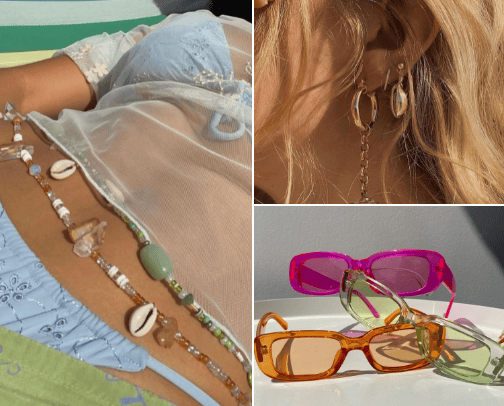 Summer accessories inspo☀️✨ cover photo collage