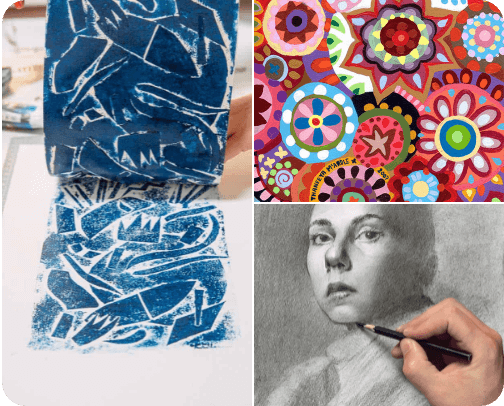 Art Techniques Every Beginner Should Try cover photo collage
