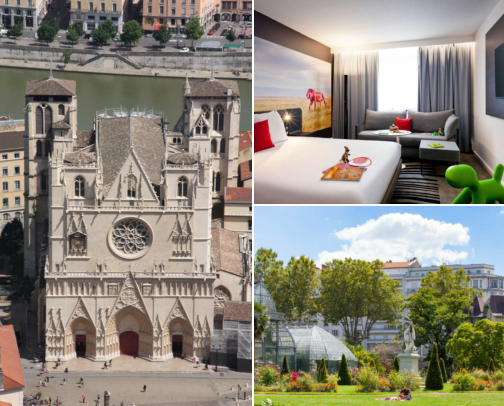 Lyon, France: Walk, Wander, Sleep cover photo collage