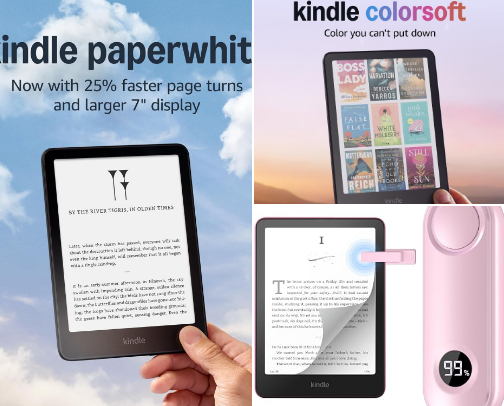 Kindle / Bookish Must Haves cover photo collage