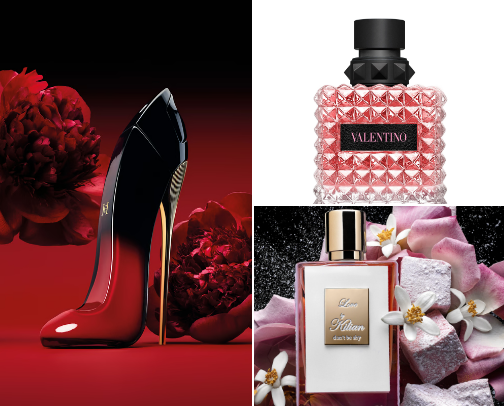 perfumes that smell divine☀️ cover photo collage