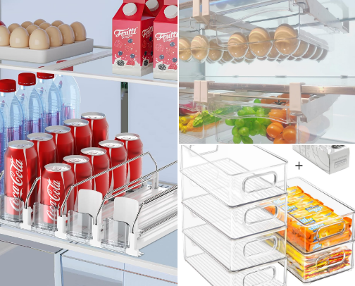 Refrigerator Organization Essentials cover photo collage
