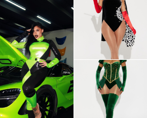 A fashion Nova Halloween | solo + couple costumes cover photo collage