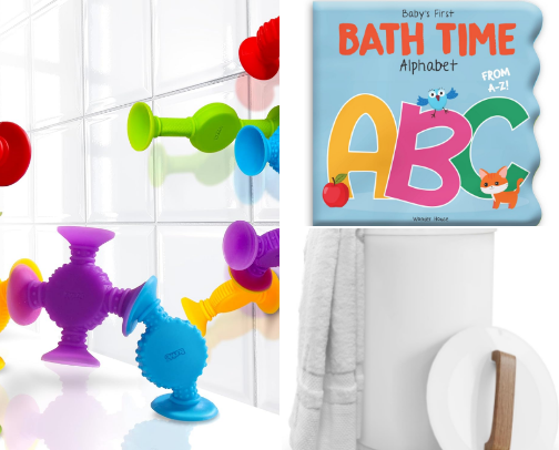 Our bathtime favorites 🫧 cover photo collage