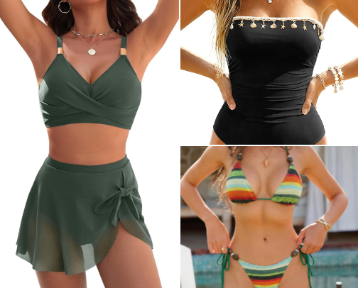 25 Affordable Amazon Swimsuits cover photo collage