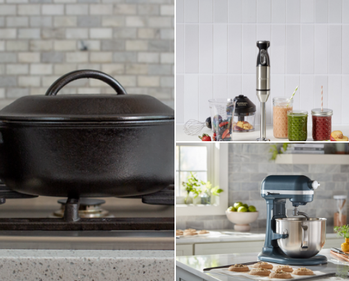 kitchen necessities cover photo collage