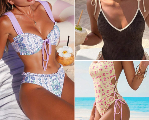 My favorite picks of swimwear this year 🤭 cover photo collage