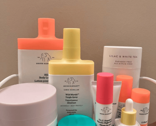 Skincare cover photo collage