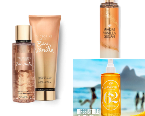 body mists cover photo collage