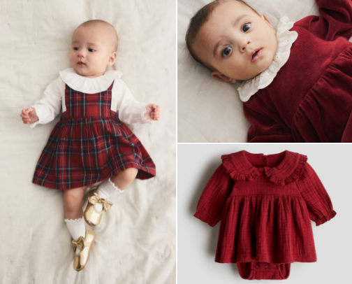 Fall H&M Girls 0-9m cover photo collage