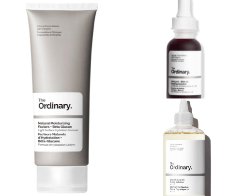 the ordinary products that saved my acne prone skin cover photo collage