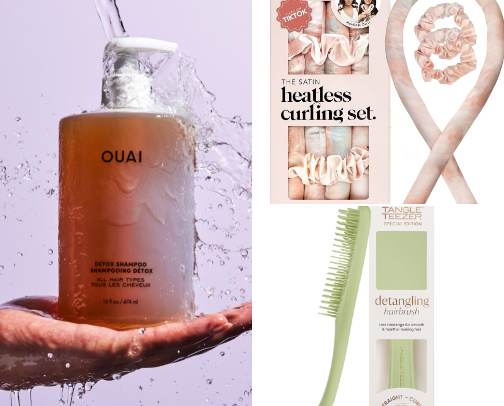 My favorite hair products cover photo collage