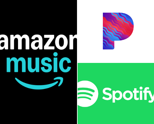 The music stations I listen too, cover photo collage