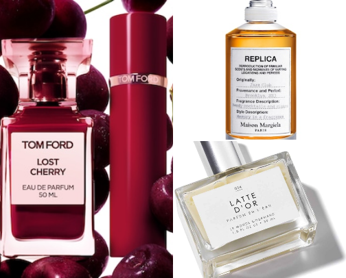 my favorite perfumes for fall/winter <3 cover photo collage