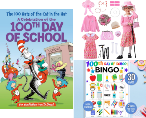 Fun Ways to Celebrate the 100th Day of School cover photo collage