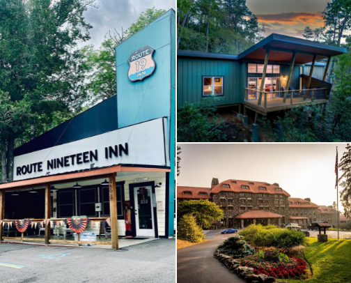 Staying in the Mountains of WNC cover photo collage