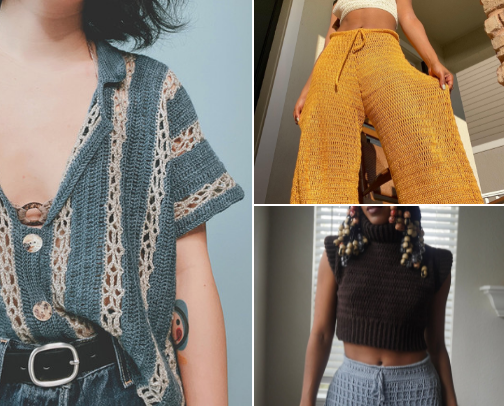 Crochet Your Wardrobe cover photo collage