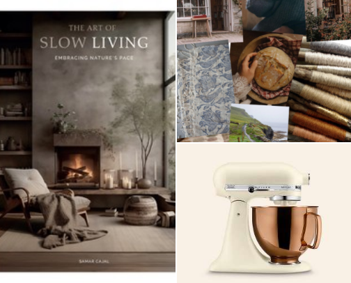 Slow Living Lifestyle/The Art of Nordic Living cover photo collage