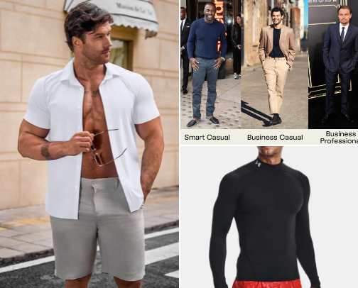 Men section cover photo collage