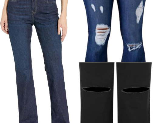 Women's Jeans cover photo collage