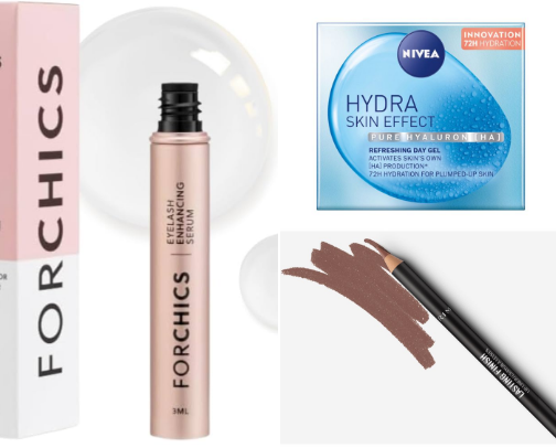 hygiene and makeup cover photo collage