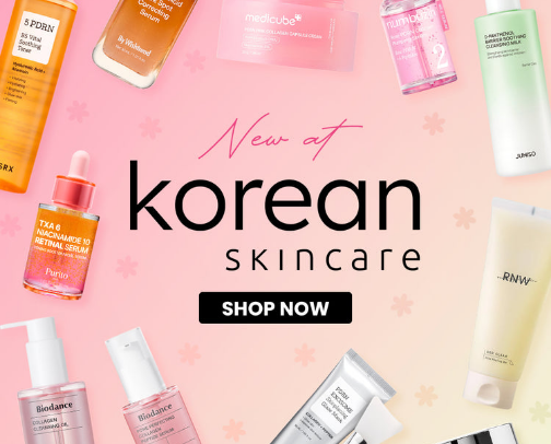 Korean skincare cover photo collage