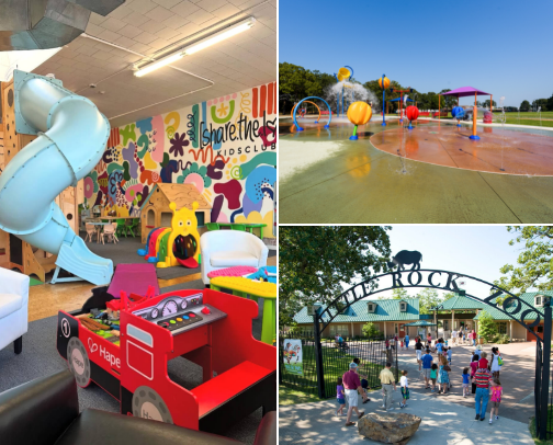 baby-friendly summer activities in central arkansas! cover photo collage