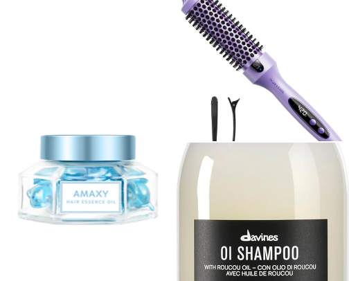 Hair Products cover photo collage