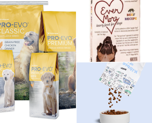 "The purr-fect place for pet food!" cover photo collage