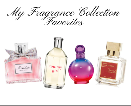 My Fragrance Collection Favorites cover photo collage