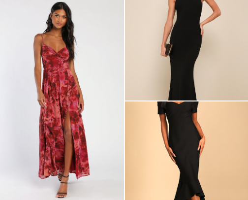 Best seller dresses in Lulus. Perfect for all occasion! cover photo collage