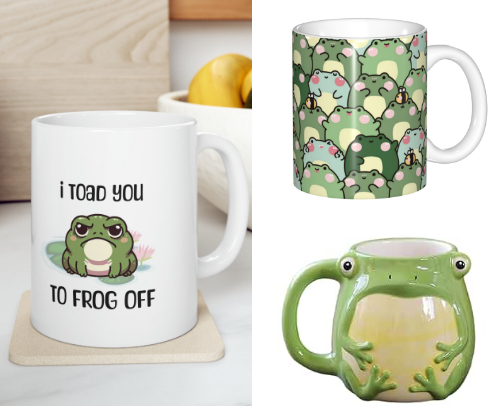 Frog lovers cover photo collage