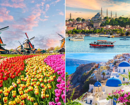 Spring Getaway: 15 Breathtaking Destinations to Welcome the Season cover photo collage