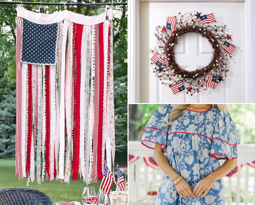 Red, White and Blue❤️🤍💙 cover photo collage