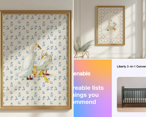 Vintage Goose Nursery Decor: Dreamy Farmhouse Art & Storybook Finds cover photo collage