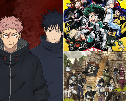 Anime cover photo collage