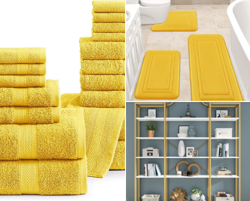 All summer bathroom essentials cover photo collage